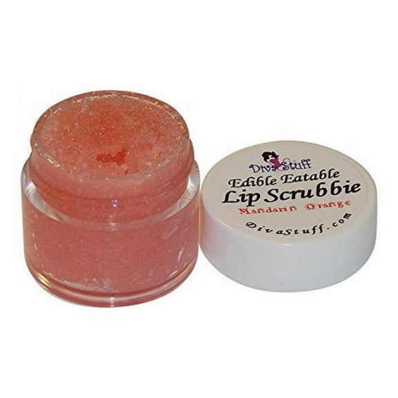 Mandarin Orange Flavor Lip Scrub, By Diva Stuff