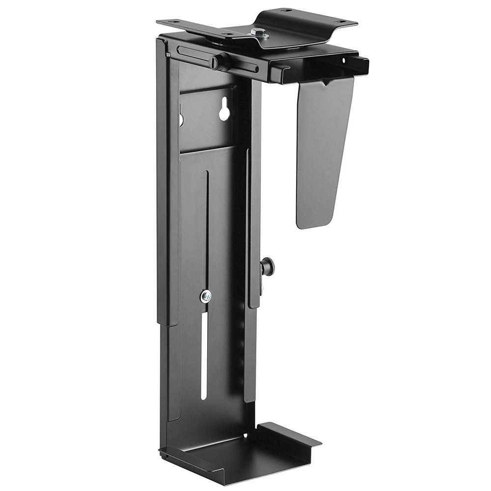 HumanCentric Adjustable Under Desk Computer Mount and Wall Mount CPU