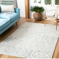 thumbnail image 2 of SAFAVIEH Metro Adair Medallion Area Rug, Silver/Ivory, 8' x 10', 2 of 8