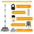 thumbnail image 3 of Remiawy Rake for Leaves, 65 Inch Adjustable Long Handle Garden Leaf Rake, 18 Inch Wide Heavy Duty Leaf Rake with 25 Metal Tines for Lawns Yard Shrubs Grass Gardening Camping Garbage Thatch, 3 of 7