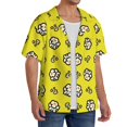 thumbnail image 2 of Kdxio Men's Hawaiian Shirt for Men Short Sleeve Shirt White Popcorn Summer Casual Holiday Beach Button Down T-Shirts, 2 of 7