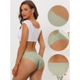 thumbnail image 3 of Unique Bargains Women No Show Stretch Underwear Invisible Brief Panties S Light Green, 3 of 6