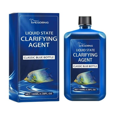 Zmeidao Aquarium and Fish Tank Cleaner, Clear Cloudy Fish Tank Water Treatment, Safe for Freshwater & Saltwater Fish and Plants