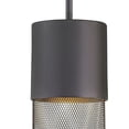 thumbnail image 6 of 1 Light Medium Outdoor Hanging Lantern in Modern-Industrial Style 5.25 inches Wide By 15.75 inches High-Buckeye Bronze Finish-Incandescent Lamping, 6 of 8