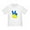 White, variant on - Ukrainian Flag Peace Sign Ukraine Native H T Shirt - Cute Toddler T-Shirt, 100% Cotton