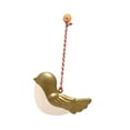 thumbnail image 4 of Adorno colgante para árbol de Navidad, paloma, adorno navideño, decoración navideña para el hogar. Oro blanco, 4 of 9