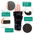thumbnail image 3 of Wrist Support Splint, Adjustable Hook and Loop Carpal Tunnel Wrist Brace  for Right and Left Hand, 3 of 7