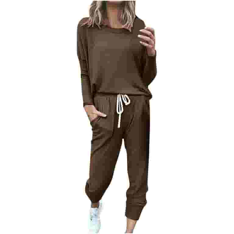 Women'S Two Piece Tracksuit Outfits Trendy Casual Long Women'S Two Piece Tracksuit Outfits Trendy Casual Long