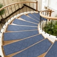 thumbnail image 4 of GPED Stair Treads Non-Slip 30"x8"(15 Pcs), Carpet Stair Treads for Wooden Steps Indoor, Four-Layer Reinforced Peel & Stick Stair Treads for Kid & Dog,Safety Polyester Stair Runner W/ TPR Backing,Gray, 4 of 8