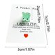 thumbnail image 3 of Bonita Tarjeta de Bolsillo de Resina con Forma de Perrito Pequeño, Tarjeta de Regalo Decorativa., 3 of 6