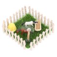 thumbnail image 1 of MODOLO DE ESTÁCO DE CABALLOS EN MINIATURA DE CASA DE MURENECAS A ESCALA 1:12 CON DETALLES EXQUISITOS Para JUEGO CRETIVO E ILUMINACON EDUCATIVA, 1 of 7