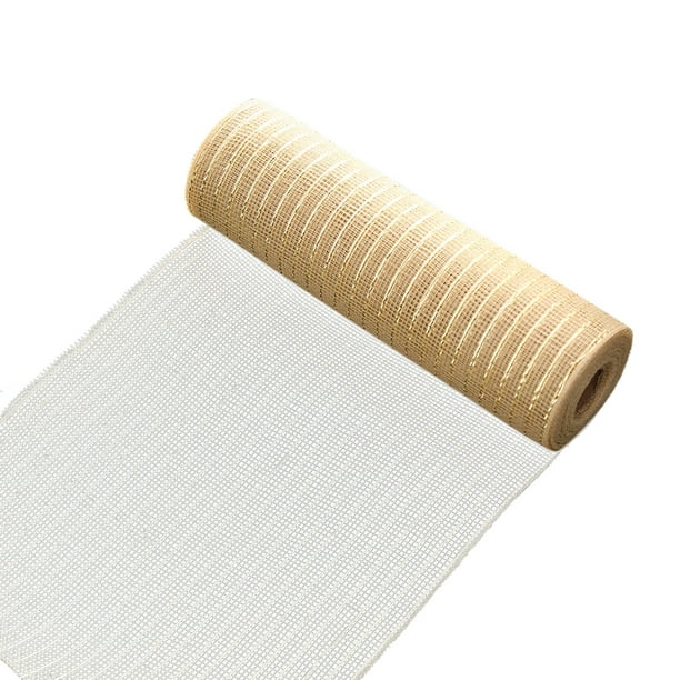 Malla Decorativa Navideña 10 Yardas Suministros Decorativos Brillantes para Fiestas Navideñas