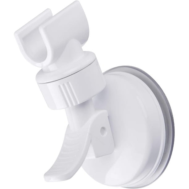 Soporte para cabezal de ducha con ventosa ajustable OUO, blanco