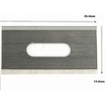 thumbnail image 5 of Pack of 30 Lawn Blades for Husqvarna with Double Sharpened Stainless Steel Blade 36.518.50.65mm, YOIURT, 5 of 5