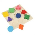 thumbnail image 4 of Wooden Puzzles, Early Learning Toy Wooden Toddler Puzzles Boards Building Puzzle  For Toddlers For Children, 4 of 8