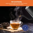 thumbnail image 4 of Chefman Electric 0.8L Gooseneck Kettle w/ 5 Preset Temperatures, Keep Warm Function - Black, 4 of 8