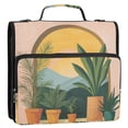 thumbnail image 5 of FORMRS Zipper Binder with Shoulder Strap 2-inch Ring 500 Sheet Capacity File Bag, Boho Plants, 5 of 5