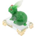 thumbnail image 5 of Estatuilla de conejo, decoración de mesa, conejo del zodiaco, artesanía, estatua decorativa de conejito, decoración del hogar, 5 of 5