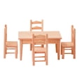 thumbnail image 1 of SHISUYAN 1 Set Mini House Wooden Kitchen Table and Chair Toy, 1 of 8