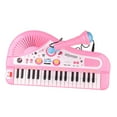 thumbnail image 1 of Teclado de piano de música digital, teclado de piano electrónico, piano de 37 teclas para todas las edades. Rosa, 1 of 9