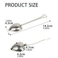 thumbnail image 3 of Clearance! Lssam Strainer Strainers For Kitchen Loose Teaspoon Of Tea Strainer. Heart Tea Filter. Filter. Fine Mesh Tea Strainer. Stainless Tea Diffuser. Tea, 3 of 9