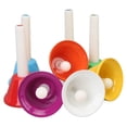 thumbnail image 6 of Hand Bell Set Colorful 8 Note Musical Alloy Handbells for Children, 6 of 7