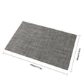 thumbnail image 2 of Washable Indoor/Outdoor Woven PVC Placemats Heat-Resistant Non-Slip Placemat 16*12 Inches for Kitchen Dining Table, 2 of 3