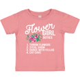 thumbnail image 3 of Inktastic Flower Girl Wedding Duties Girls Baby T-Shirt, 3 of 5