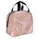 thumbnail image 2 of Easygdp Rose Gold Glitter Splatter Bolsa Térmica Premium - Tela Oxford Impermeable, Gran Capacidad, Bolsillo Frontal, Unisex para Trabajo, Escuela, Actividades al Aire Libre y Picnics, 2 of 8