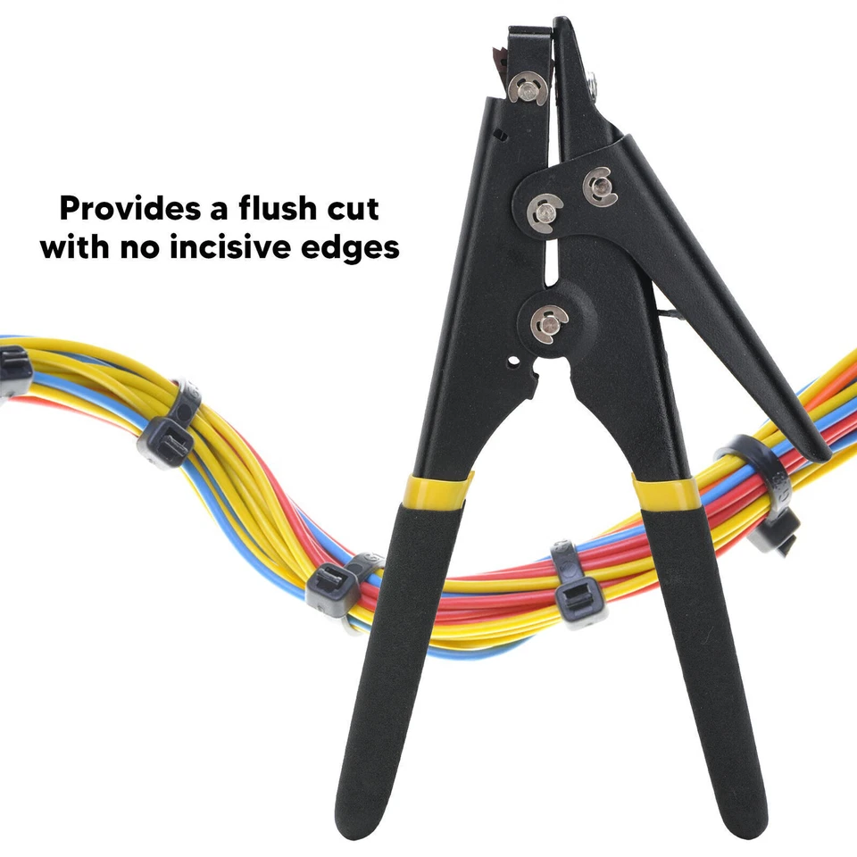 CIRCLE- Portable Nylon Cable Tie Gun Adjustable Tension Plastic Zip Tie Fastening