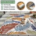 thumbnail image 4 of DEORAB 5'x8' Outdoor Rug Chenille Patio Carpet Three-Layer Material Imitation Silicone Spot Molding Camping Outside RV Mat,Colorful, 4 of 10