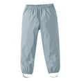 thumbnail image 2 of Xyant Kids Waterproof Pants Boys Girls Mud Proof Lightweight Reflective Rain Pants Toddler Unisex Rain Wear Grey,XL (7-9 Years), 2 of 6