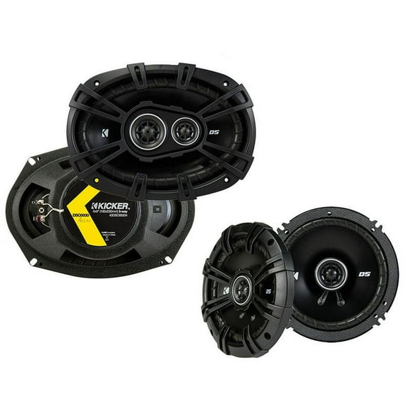 Fits Volkswagen Euro Van 2002-2003 Factory Speaker Upgrade Kicker DSC65 Package