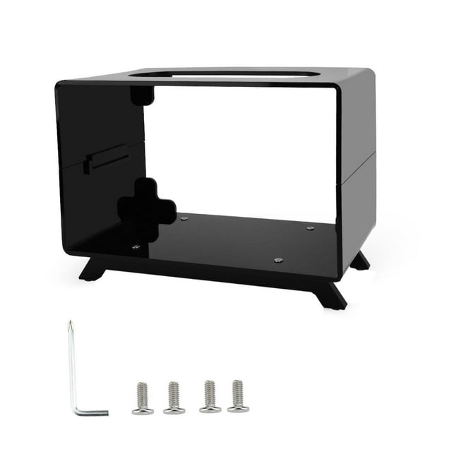 Estante para altavoces acrílico multifunción perfke moderno estable 28,5 cm x 15,5 cm x 17,5 cm