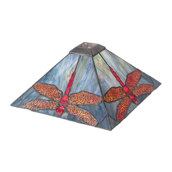 Meyda Tiffany - 12203 - Shade - Prairie Dragonfly - Pbag Flame Orange