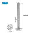 thumbnail image 2 of Uxcell Round Head Phillips Screws, 40 Pack M3-0.5 x 25mm 304 Stainless Steel 18-8 Full Thread, 2 of 7