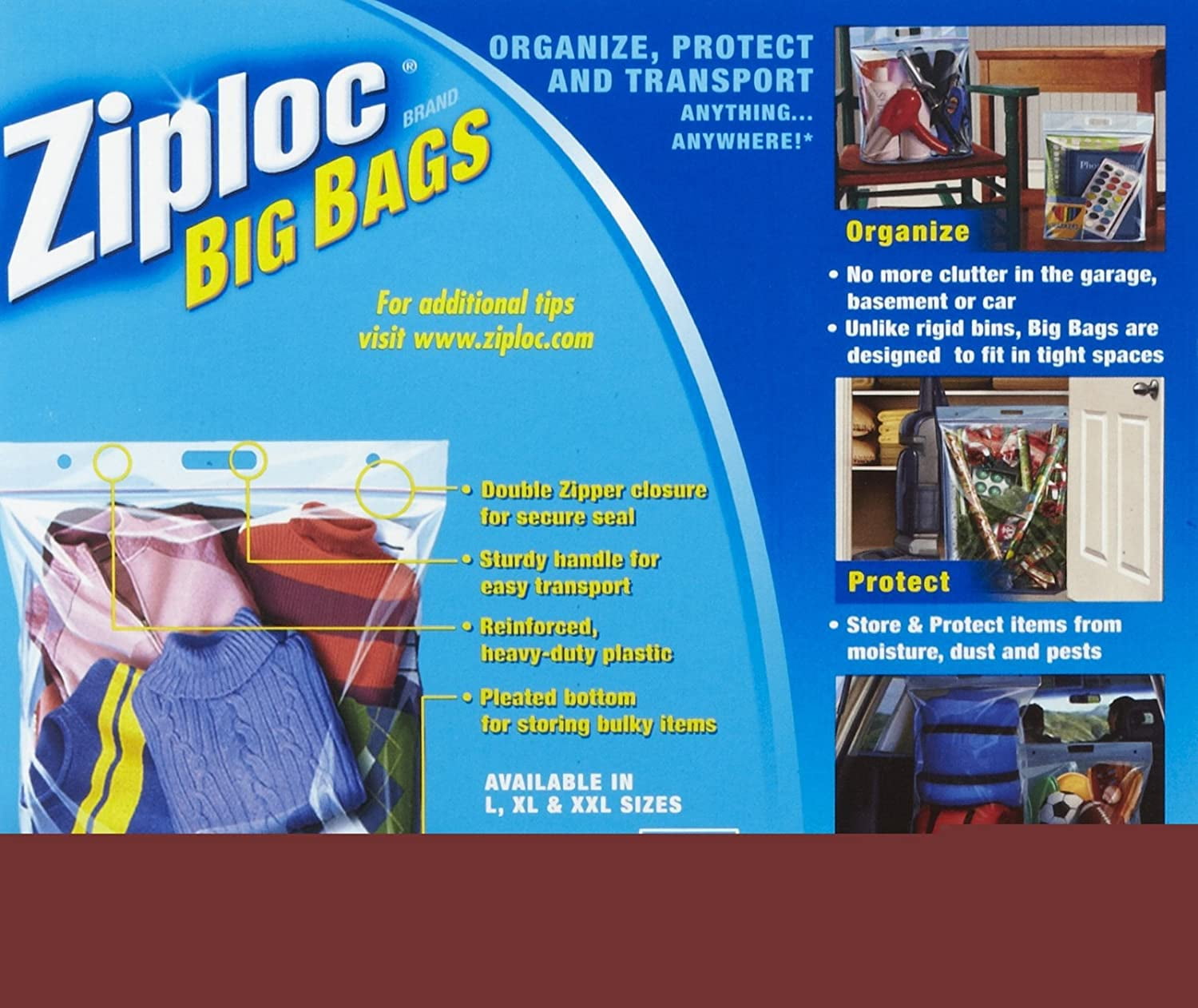 Ziploc Big Bag 20 Gallon XXL Storage Bags (3-Count) - Bliffert Lumber and  Hardware