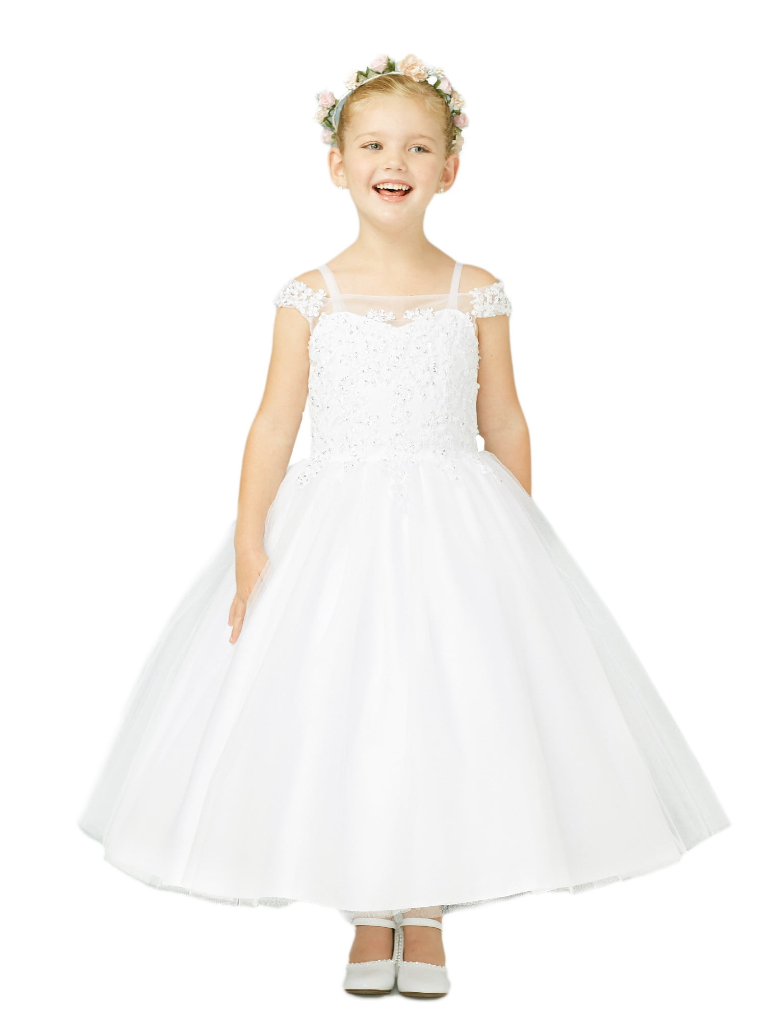 tulle communion dress