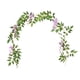 thumbnail image 3 of Guirnalda de flores artificiales de vid, guirnalda de flores de seda, guirnalda de hojas verdes colgantes Violeta, 3 of 9