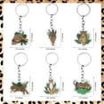 thumbnail image 6 of Serencatcher 18Pcs Cheetah Keychain Party Favor, Cheetah Birthday Decorations with Safari Jungle Zoo Animals Leopard Keychains for Kids Jungle Leopard Cheetah Baby Shower Party Supplies Prizes Gifts, 6 of 7
