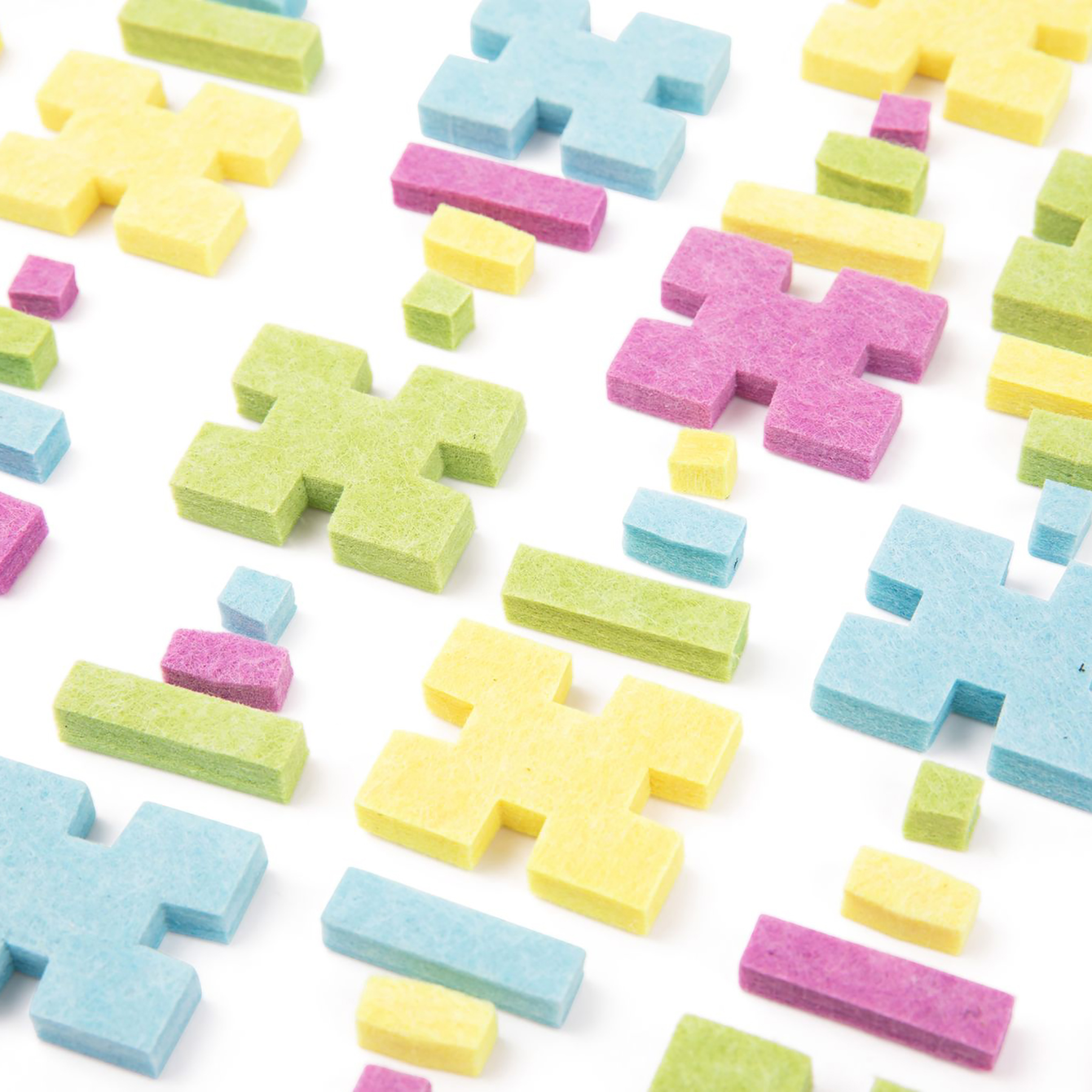 Roylco Felt Architect Building Set – Soft Felt Construction Pieces for Creative Design, STEM & STEAM Learning, Open-Ended Building Play for Kids