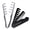 Black and Gray, variant on CALIYI 2PCS Volumizing Wide-Tooth Hair Styling Comb, Curling Tools Fluffy Texture for Men Ideal for All Hair Types
