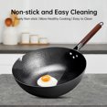 thumbnail image 4 of Tignapoo 15-Piece Nonstick Cookware Set with Lids, Hand-Forged Iron Pots for Healthy Cooking, Compatible with All Stovetops, Includes Utensils and Cleaning Accessories, 4 of 7