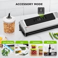 thumbnail image 4 of Bonsenkitchen Machine de Scellage sous Vide avec 40 Sacs / Scelleuse Alimentaire Compacte pour Rangement de Cuisine et Préparation de Repas / Multiples Modes / Système de Vide Externe, Sil, 4 of 8