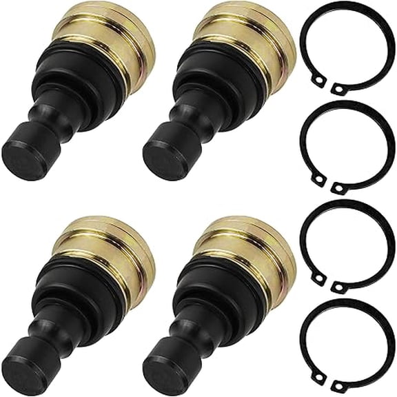 4 Front Suspension Lower and Upper Ball Joint Compatible With Polaris Ranger Crew 900 2014 2015 2016-2018