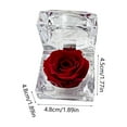 thumbnail image 3 of Luoshdecor Enchanted Rose in Acrylic Crystal Ring Box,Eternal Flower Rose Gifts for Women Mom Girlfriend Valentines, 3 of 6