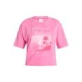 thumbnail image 5 of No Boundaries Boxy Cropped Graphic Tee, Women's XXS-XXL, 5 of 5
