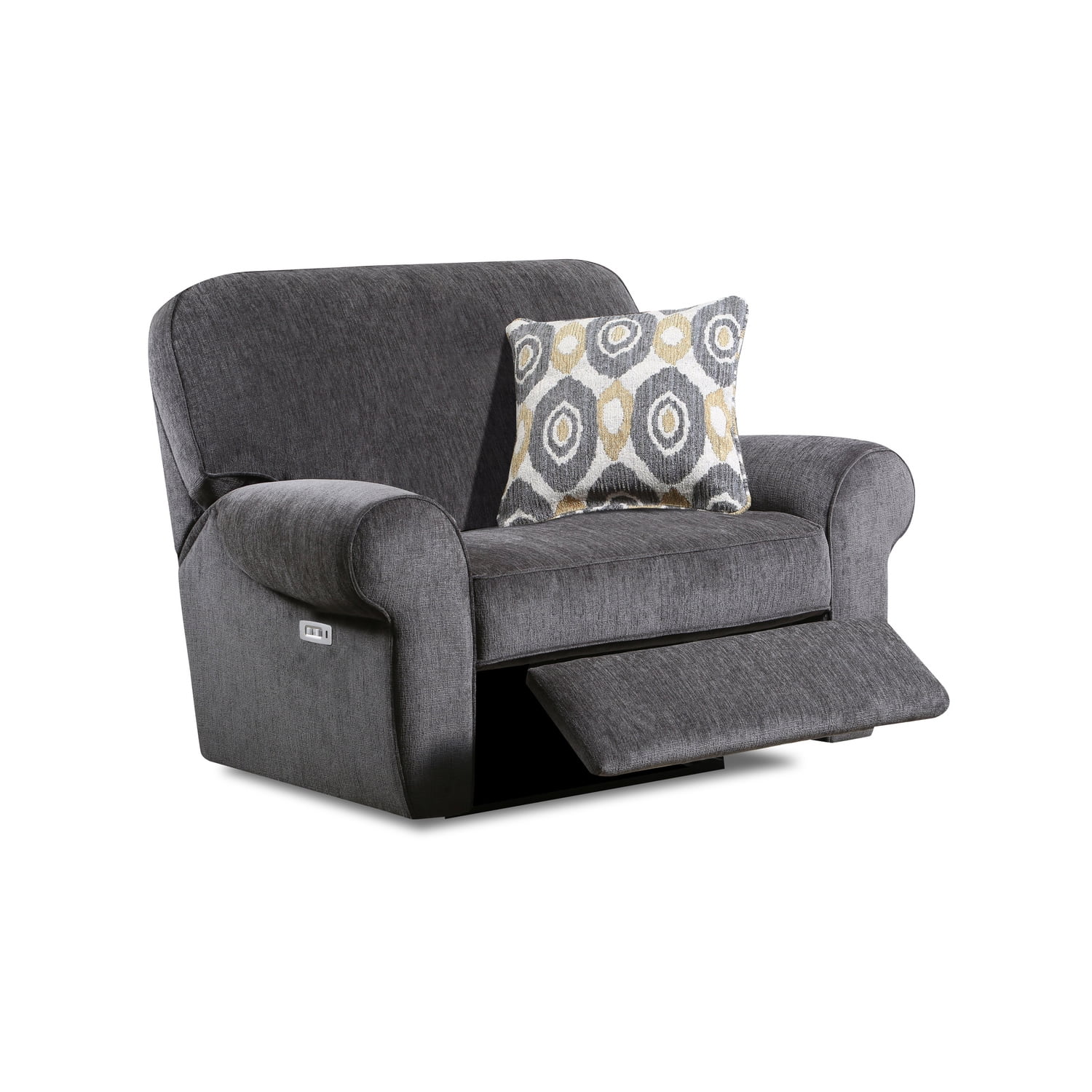 lane fabric power snuggler recliner