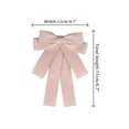 thumbnail image 2 of INSPIRE CHIC Women's Bowknot Pre-Tied Bowties Ribbon Bow Brooch Wedding Party Pin Bow Tie Pink One Size, 2 of 4