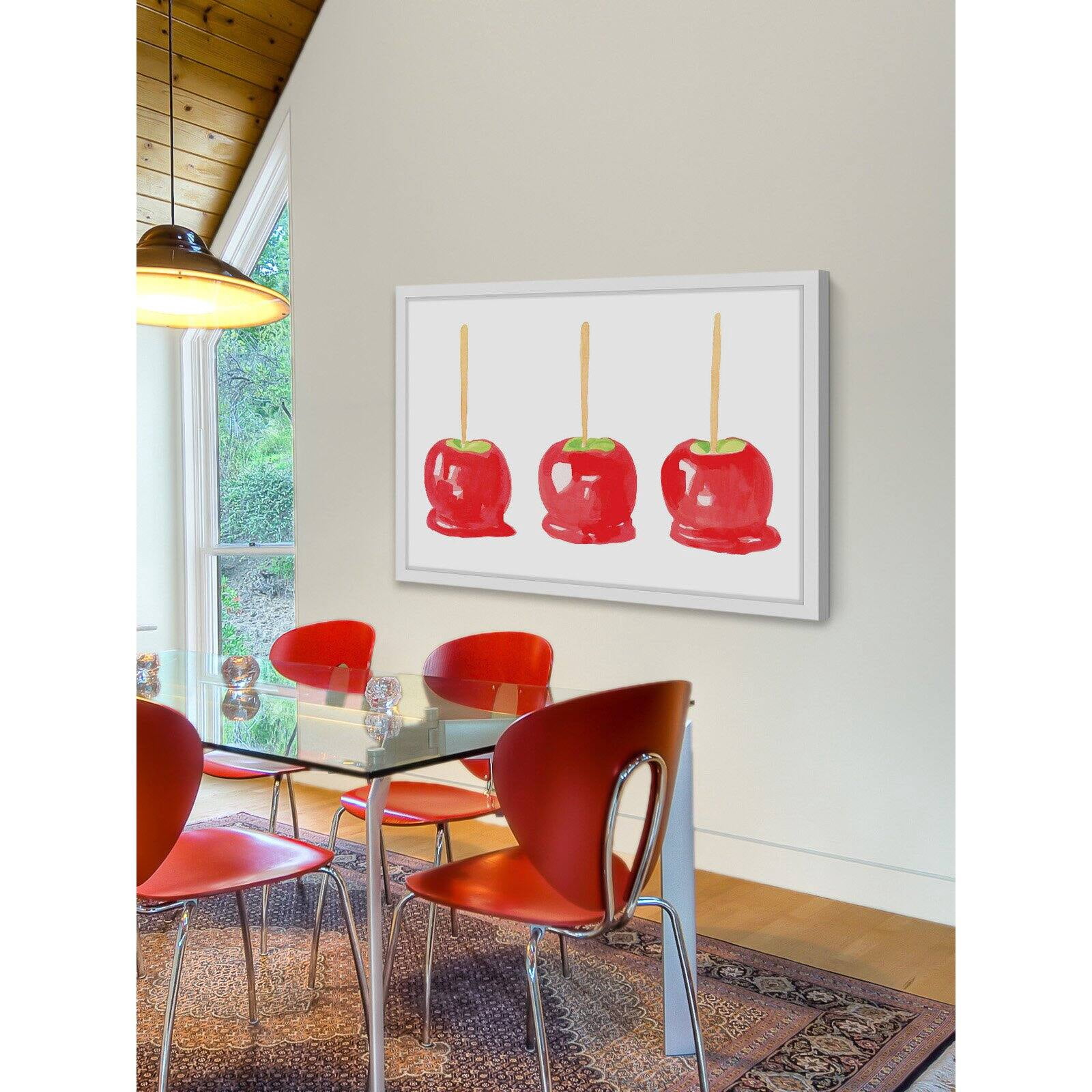 Marmont Hill "Candy Apples" by Molly Rosner Framed Painting Print